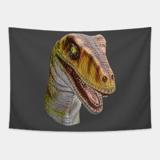 Velociraptor looking for dinner Tapestry