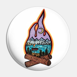 Campfire Pin