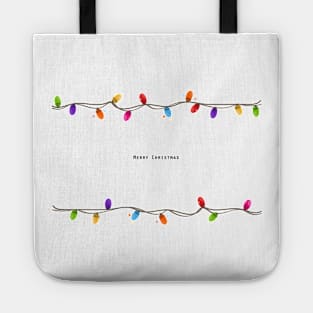 Colorful light bulb frame Tote