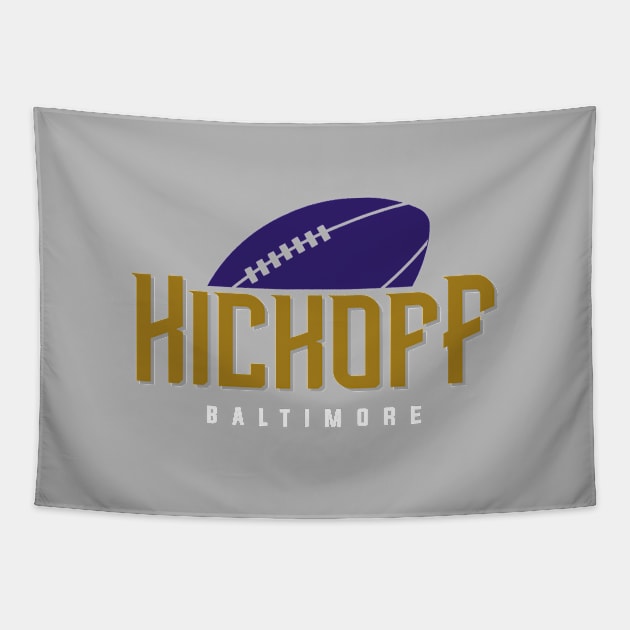 Baltimore Football Team Tapestry by igzine