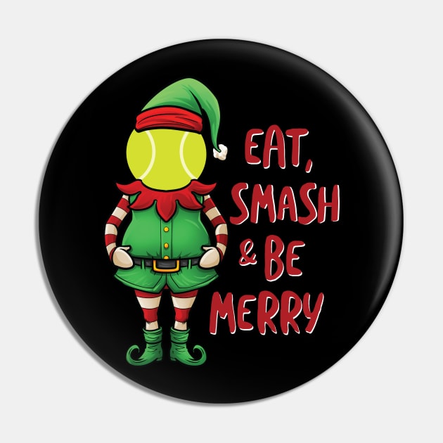 Padel Christmas Elf Pin by whyitsme