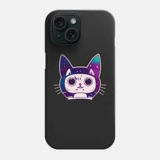 Cat cute sticker styles Galaxy Phone Case