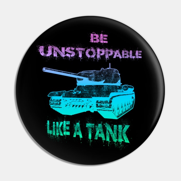 Colored Tank Pin by Tarasevi4