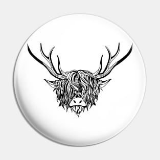 Shaggy Yak Pin