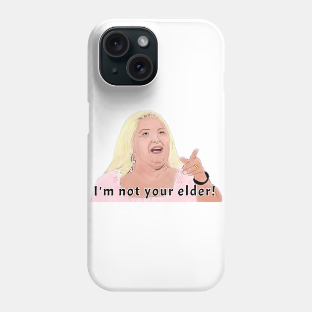 Angela - not your elder Phone Case by Ofthemoral