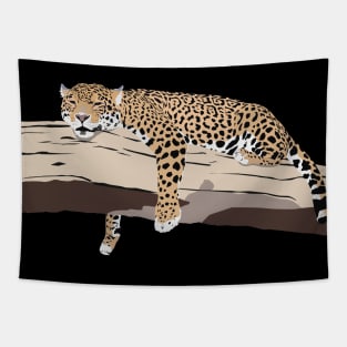 Resting Jaguar Tapestry