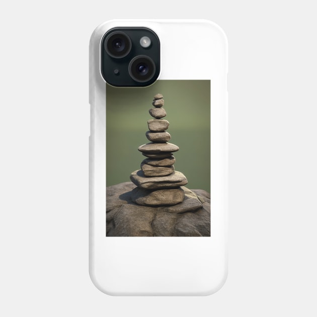 Cairn Stone Rock Phone Case by HannahStormf