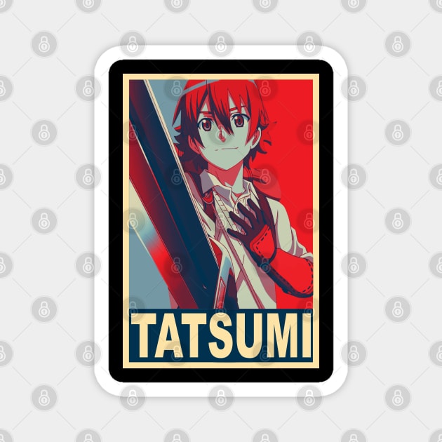 Tatsumi Poster - akame ga kill Magnet by Jack Jackson