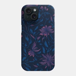 floral pattern design, flower art Phone Case