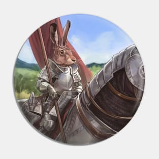 Hare Knight Pin