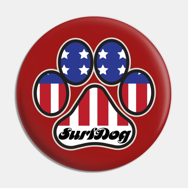 Surf American Style Pin by surfdog