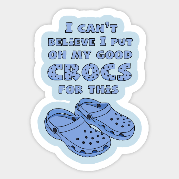 croc dog | Sticker