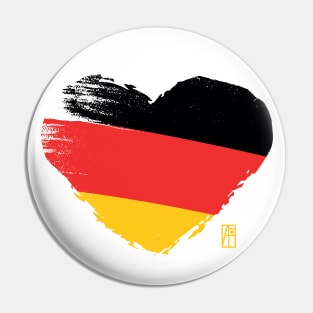 I love my country. I love Deutschland, I am a patriot. In my heart, there is always the Deutschland flag Pin