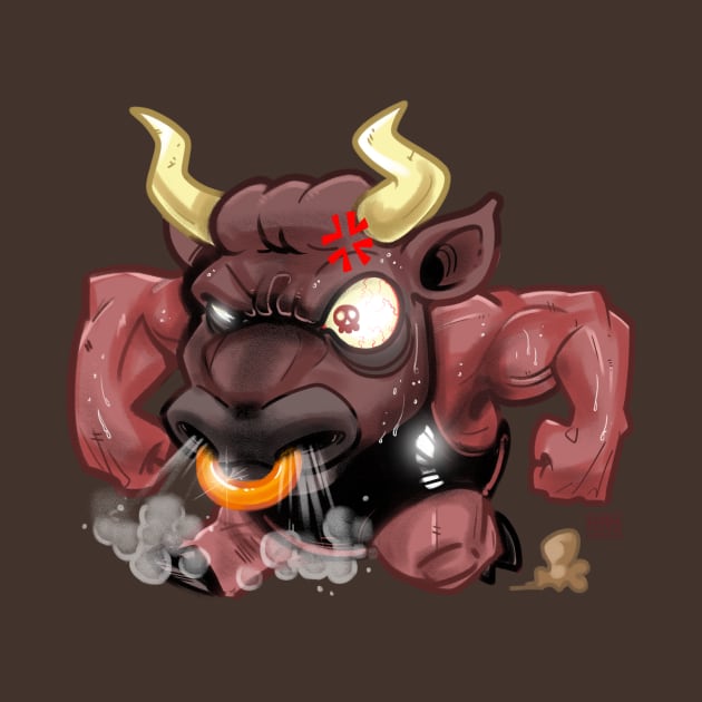 Mighty Minotaur by MrHinkleDraws