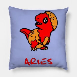 Aries dinosaur baby Pillow