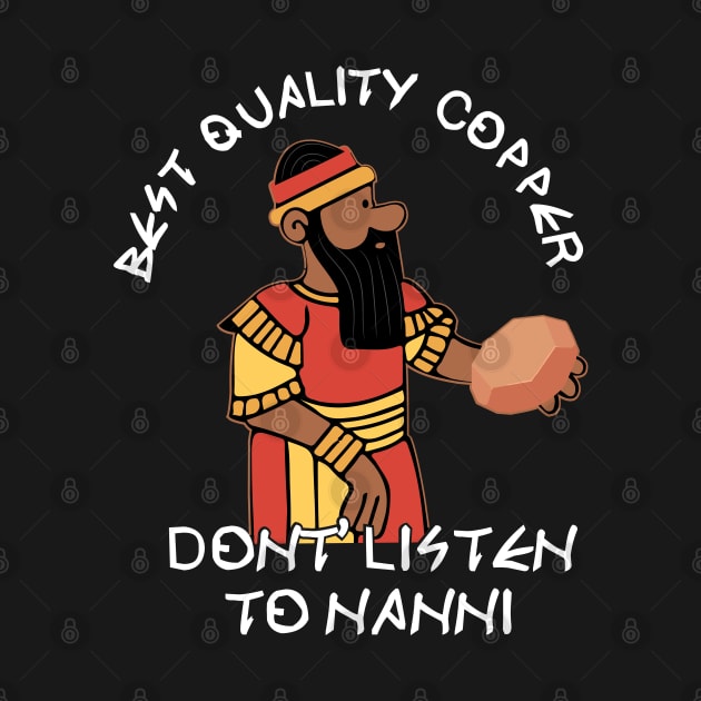 EA Nasir Nanni Complaint Tablet Copper Merchant Design by alltheprints