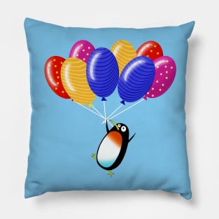 The Penguin Who Could Fly Pillow