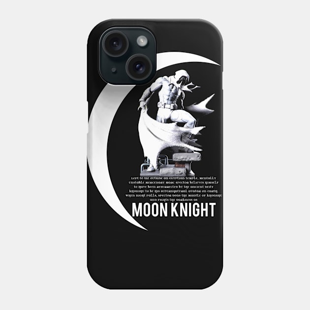 Moon Knight Phone Case by woodsman