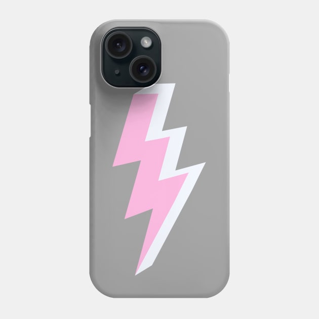 Pink Triple Lightning Thunder Bolt Phone Case by OneThreeSix