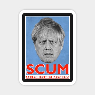 Boris Johnson Tory Scum Magnet