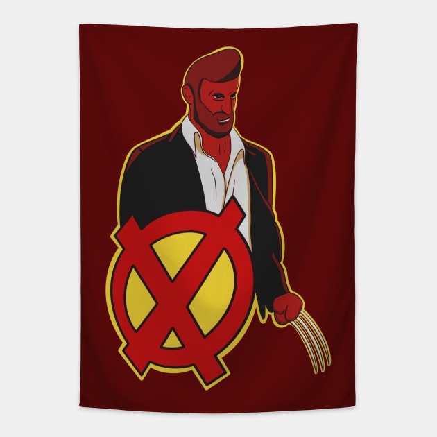 James Howlett Comic Books Tapestry by Jamie Collins
