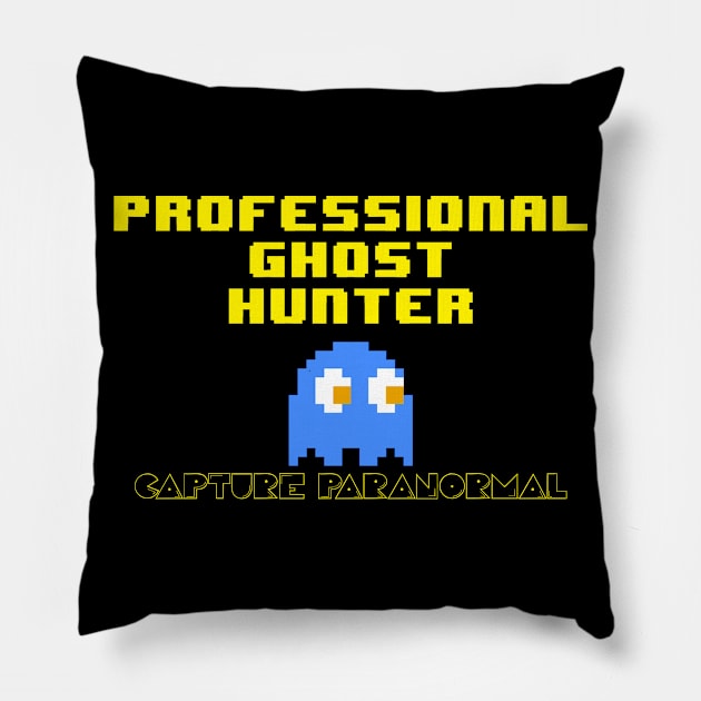 Professional Ghost Hunter Pillow by CaptureParanomal