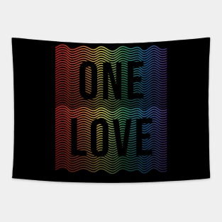 one love - LBGTQ+ Pride Tapestry