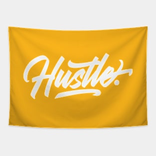 Hustle Typograhy Tapestry