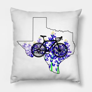 Bluebonnet Bicycle Pillow