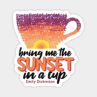 Sunset in a cup Magnet