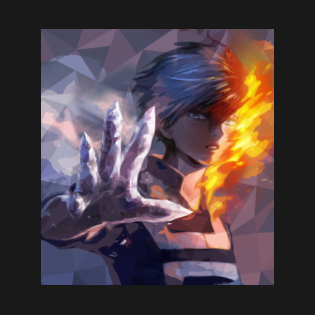 Shoto Todoroki - Anime Character - T-Shirt | TeePublic