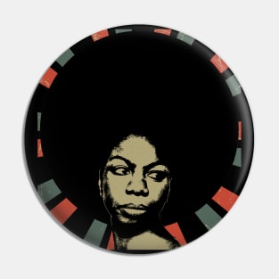 Nina Simone || Vintage Art Design Pin