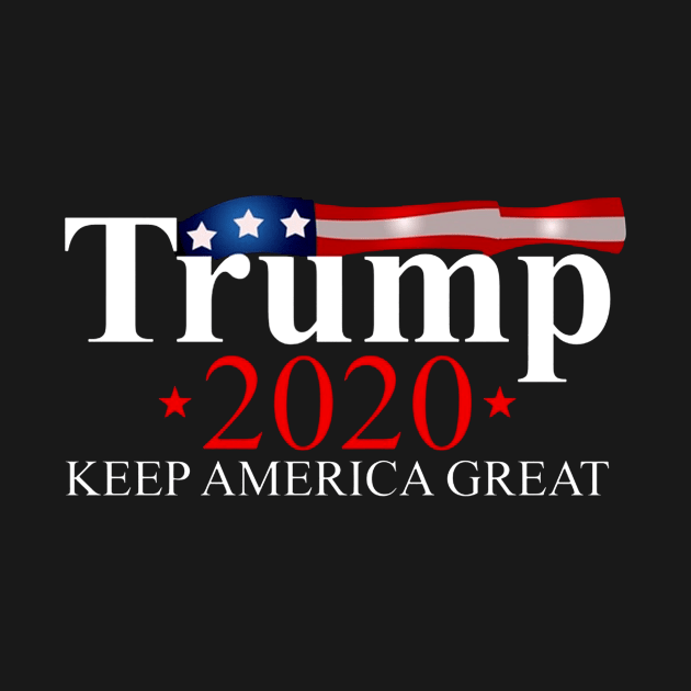 Re Elect Donald Trump 2020 USA Keep America by DowlingArt