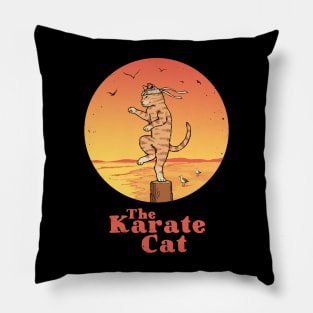 The Karate Cat Pillow