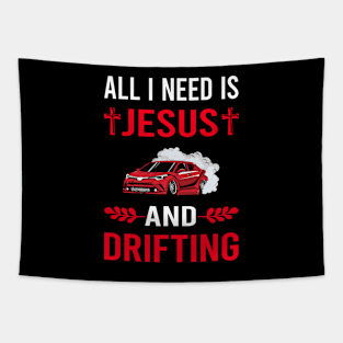 I Need Jesus And Drifting Drift Tapestry