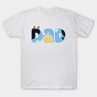 Bluey Inspired Dad Bandit Nicknames Unisex Soft Style T-Shirt- Bluey Dad Shirt- Bluey Shirt Adult- Bluey Birthday Shirt- Funny Tshirt Men