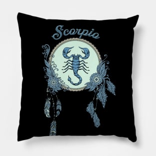 Zodiac sings Scorpio Pillow