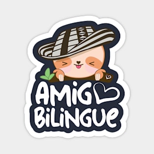 Amigo Bilingue Choko T-shirt Magnet