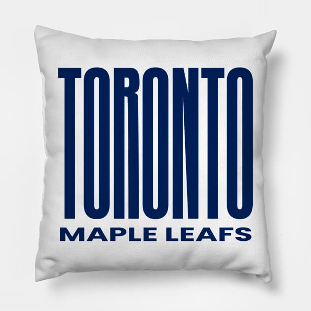 maple leafs toronto Pillow by Alsprey31_designmarket