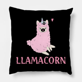 LLamacorn LLama and Unicorn Lover Pillow