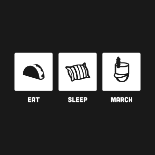 Eat, Sleep, March | Marching Band T-Shirt