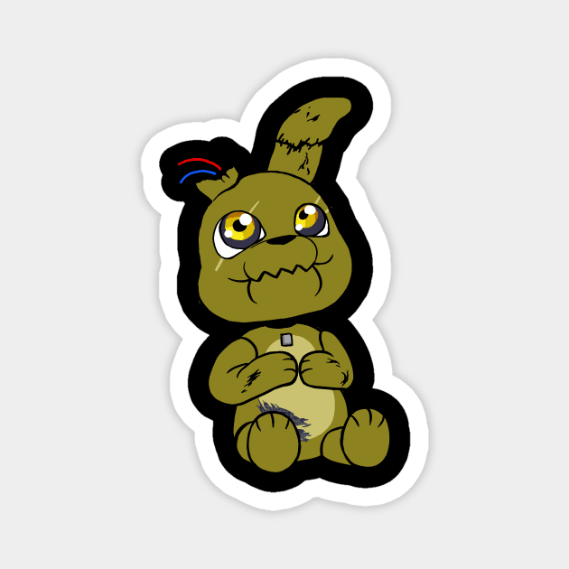 Baby SpringTrap Magnet by TyphoonCinema