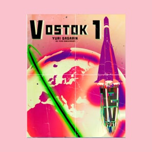 Vostok 1 60th Anniversary Globe Multicolour T-Shirt