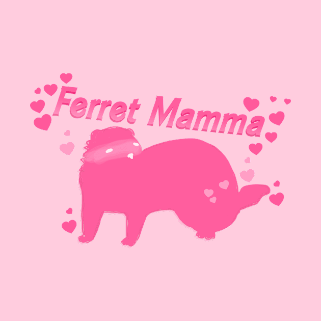 Ferret Mamma by biologistbabe