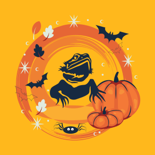 Bearded Dragon Funny Halloween T-Shirt