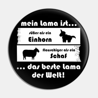 lama alpaka wolle sprüche süß lustig geschenk Pin