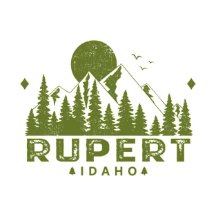 Rupert Idaho Mountain Souvenir T-Shirt