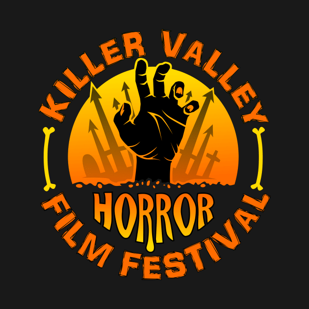 Horror Fest - ORANGE & BLACK LOGO by The Killer Valley Graveyard