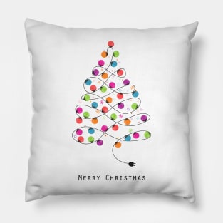 Made of light bulb tree Pillow