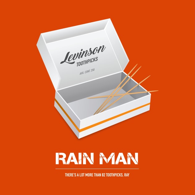 Rain Man - Alternative Movie Poster by MoviePosterBoy